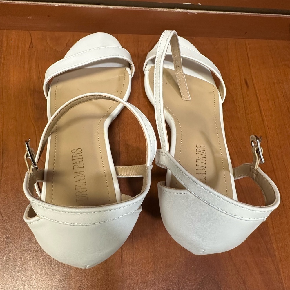 Dream Pairs White Sandals View 5